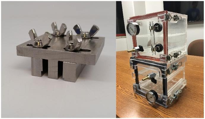 Bone Sampling Protocol Multi-Compartment Desiccator