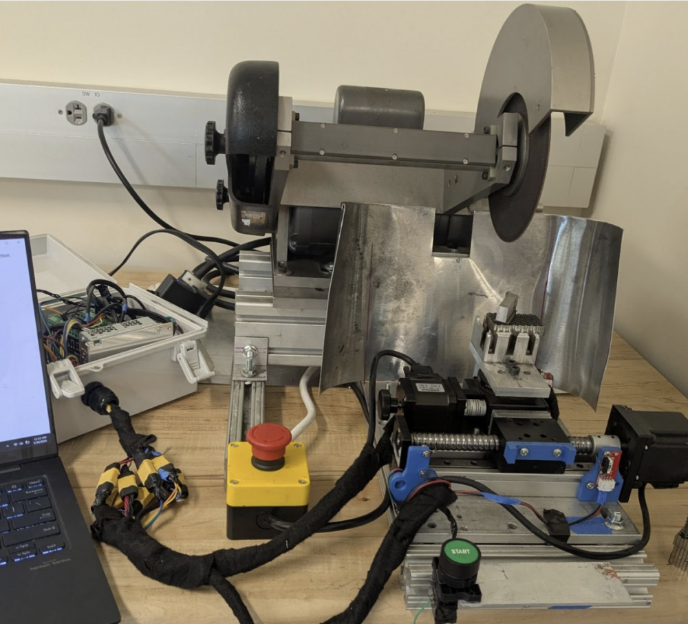 Automated honeycomb cutting prototype