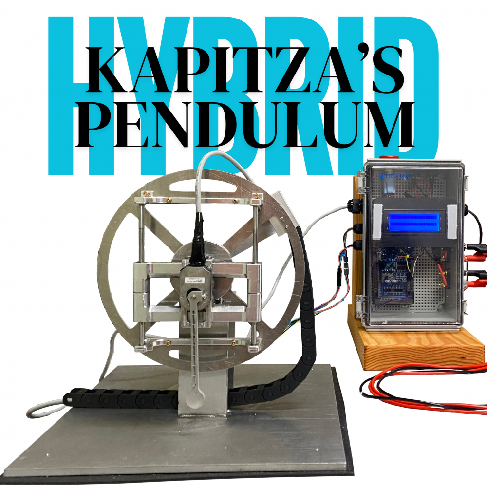 Visual of Kapitza pendulum and associated components.