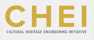 Text reading CHEI, Cultural Heritage Engineering Initiative